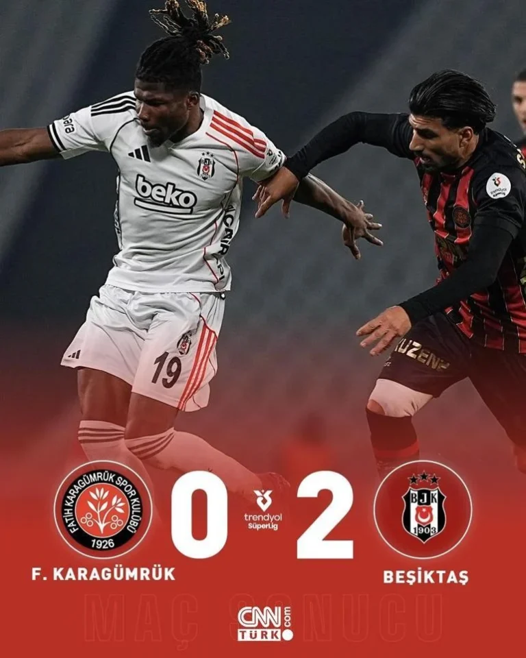 Drama di Dolmabahçe: Beşiktaş Fatih Karagümrük Tahan Penampilan Vasquez & Kesempatan Yasin