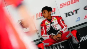 Drama Manuver Lap Terakhir Kiandra Ramadhipa Bawa Podium Pertama di GP Spanyol