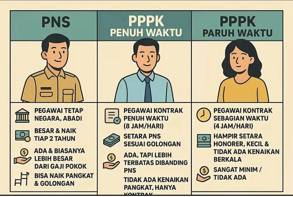 Hasil Pembahasan PPPK Paruh Waktu dengan KemenPANRB & BKN: Kelegaan Bagi PNS dan PPPK