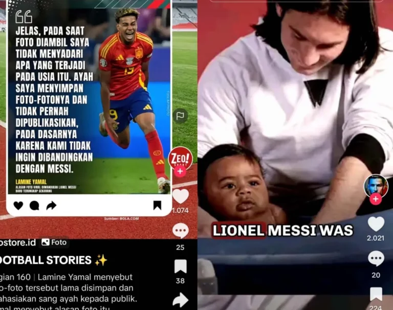 Lamine Yamal Hormati Messi, Dari Idola Masa Kecil ke Panutan Karier Global
