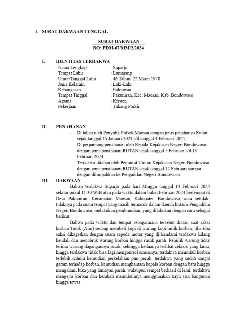 Misteri Surat: Dari Pembunuhan Brutal Hingga Penolakan Surat Penangkapan dan Rencana Investasi Besar