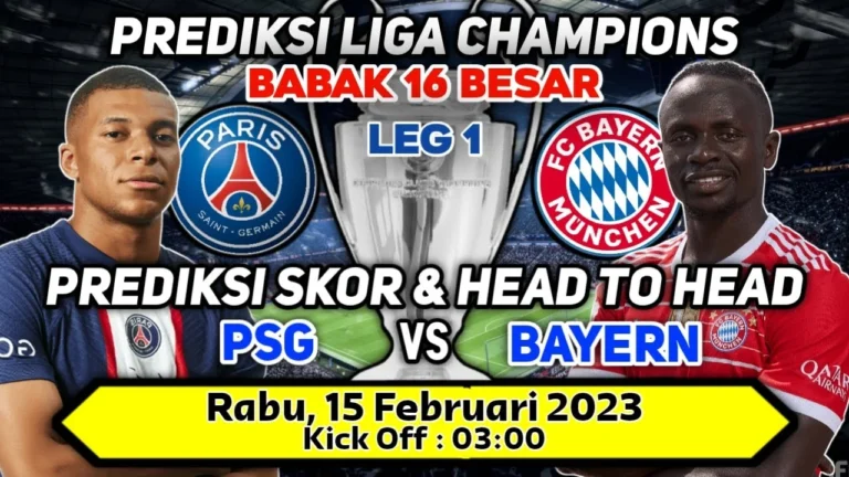 Prediksi Skor PSG vs Bayern: Analisis Head-to-Head dan Statistik Menjelang Leg Kedua Semifinal UEFA Champions League