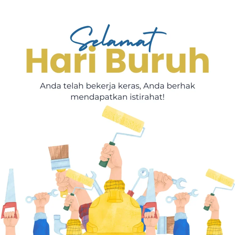 Semarak Hari Buruh 2026: Ucapan Inspiratif, Poster Kreatif, dan Tantangan Kesetaraan Upah