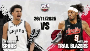 Spurs vs Trail Blazers: Spurs Raih Kemenangan 120-108, Memimpin Seri 2-1 dan Dijadikan Favorit Game 4