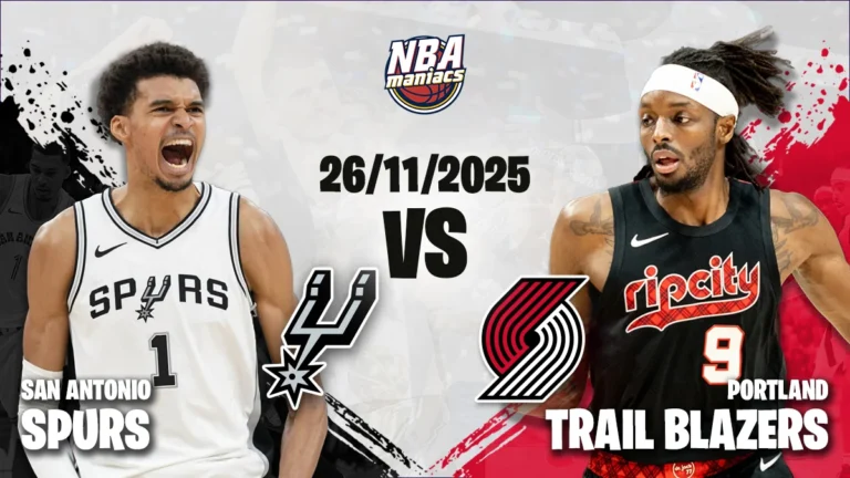 Spurs vs Trail Blazers: Spurs Raih Kemenangan 120-108, Memimpin Seri 2-1 dan Dijadikan Favorit Game 4