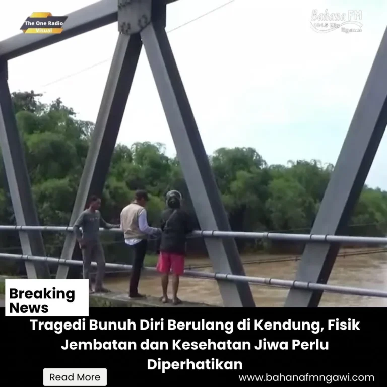 Tragedi di Jembatan Cangar: Penemuan Motor dan Sandal Menguatkan Dugaan Bunuh Diri