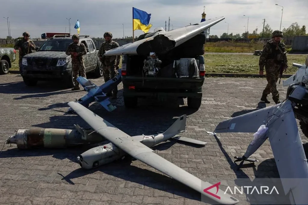 Ukraina Hancurkan Drone Rusia Jarak 500 km, Catatan Baru dalam Perang Drone Jarak Jauh