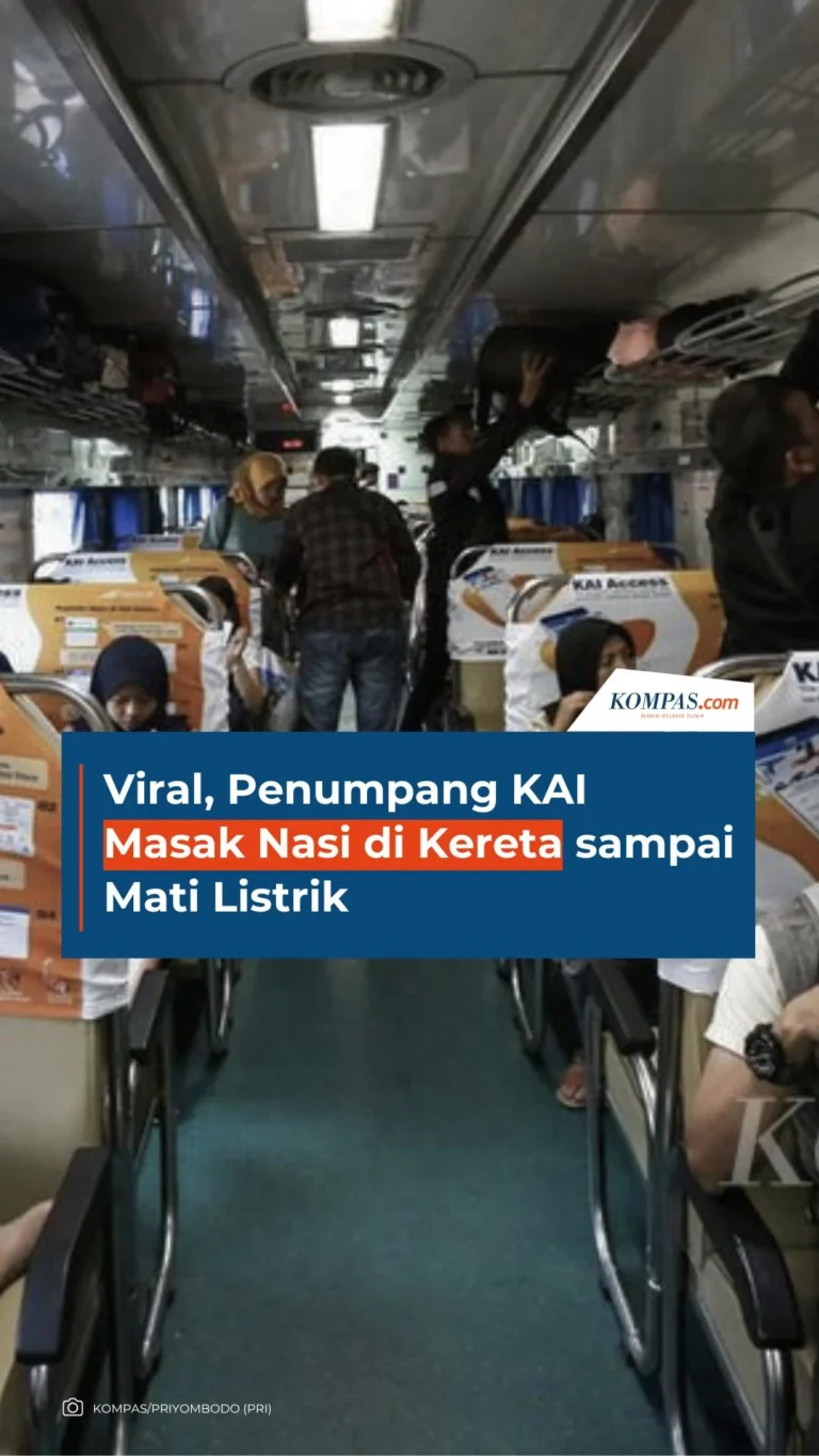 Viral! Penumpang KAI Masak Mi Instan di Gerbong Gunungjati, KAI Lakukan Penelusuran
