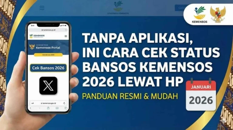 Cara Mudah Cek Pencairan Bansos 2026 lewat HP: Panduan Lengkap dari Kementerian Sosial