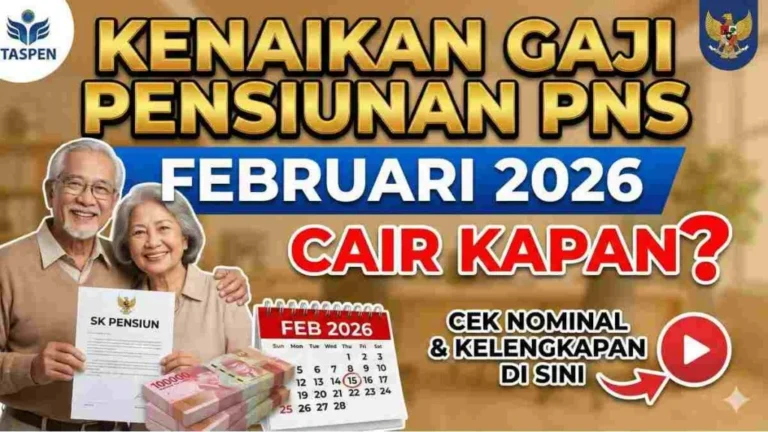 Gaji ke-13 Pensiunan PNS 2026: Kapan Cair dan Berapa Nominalnya?