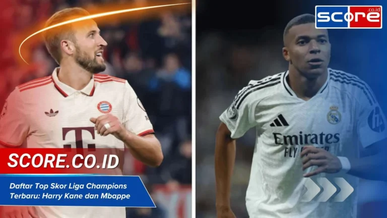 Harry Kane Cetak Top Skor Liga Champions, Mengalahkan Mbappé dan Masuk 10 Besar Sejarah
