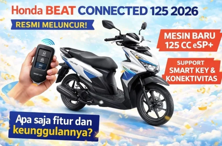 Honda BeAT Connected 125 2026: Mesin eSP+ Irit, Bertenaga, Harga Mulai Rp19,5 Jutaan