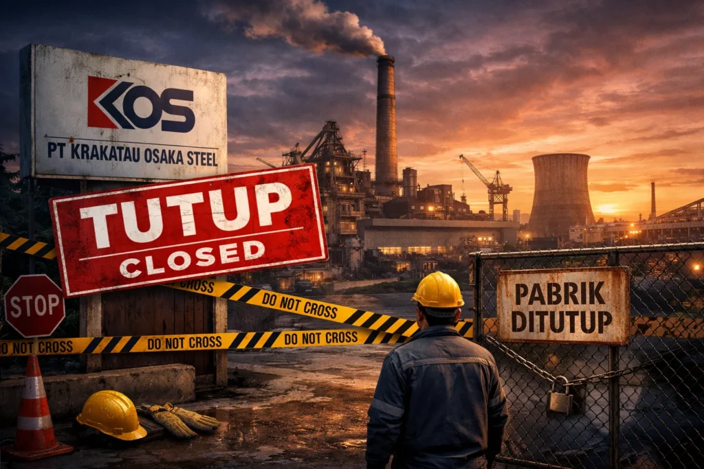 Krakatau Osaka Steel Tutup Pabrik di RI: Dampak Besar bagi Industri Baja Nasional