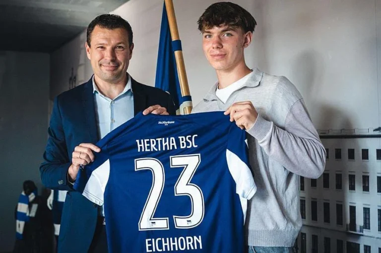 Manchester City Siap Rebut Kennet Eichhorn, Pemain Muda Hertha Berlin