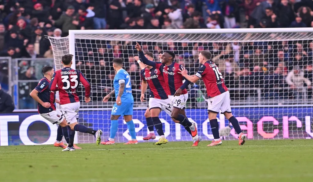Napoli Terjungkir Dari Posisi Kedua Setelah Kalah dari Bologna