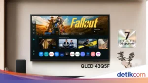 Samsung QLED Q5F 43 inci Rilis di Indonesia: TV Premium Rp4,2 Juta dengan Update 7 Tahun